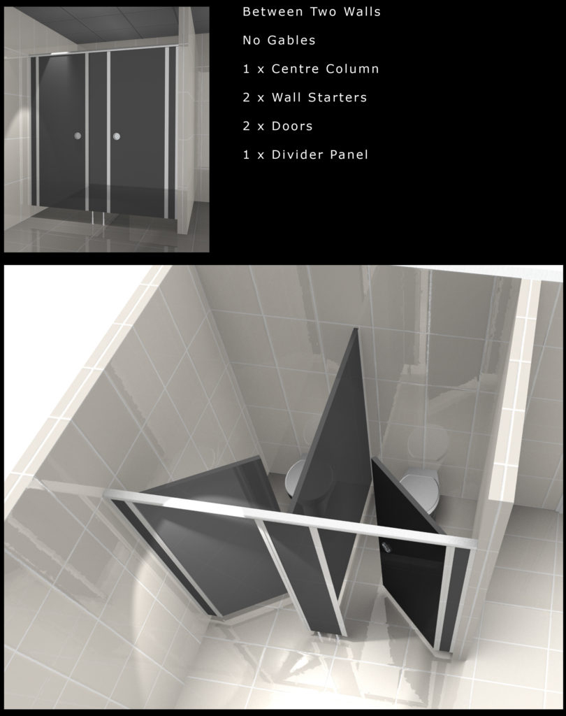 Toilet Cubicles Modular Design - Flexible design options for your Bathroom